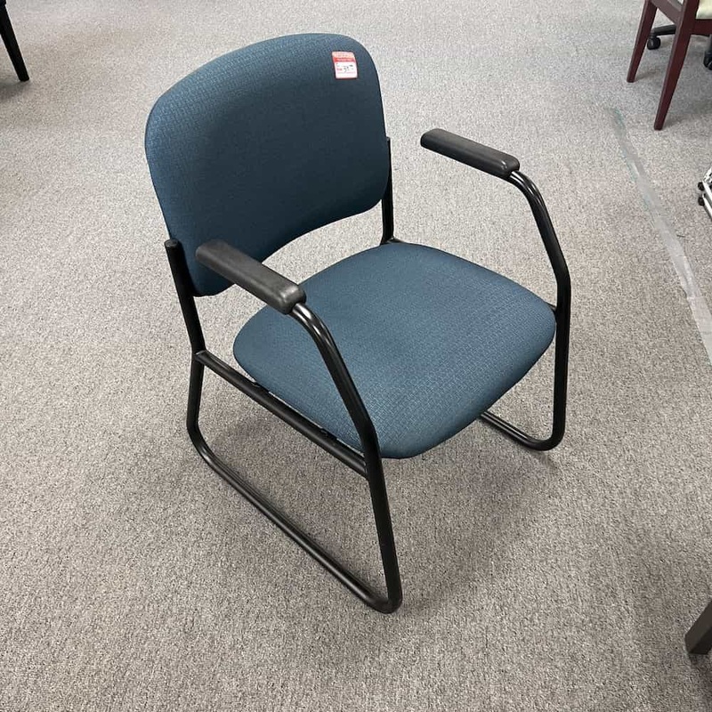 Encore Seating Teal and Black Guest Chair Office Furniture Liquidations