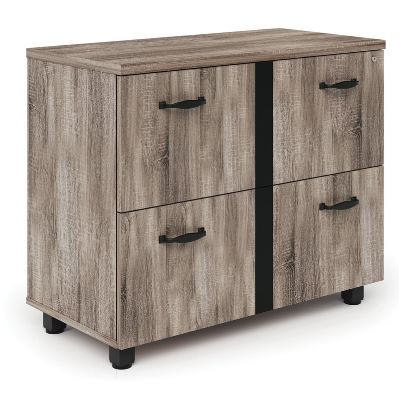 New – 30″ High Riveted Collection Industrial 2 Drawer Lateral Office Furniture Liquidations