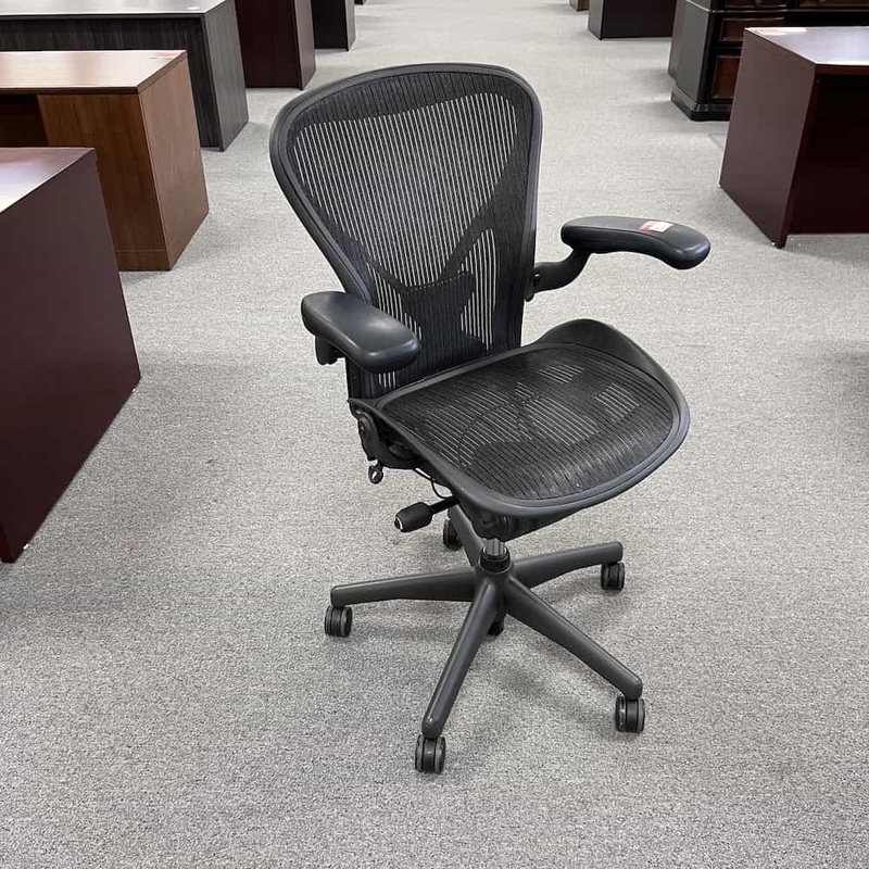 Herman Miller Aeron Mesh Back Task Chair – Size B, PostureFit Office Furniture Liquidations