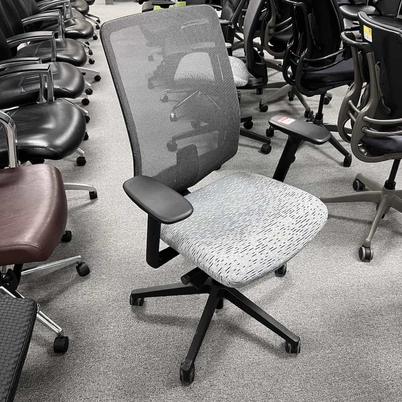 Herman Miller Versa Grey and Black Mesh Back Office Chair Office Furniture Liquidations