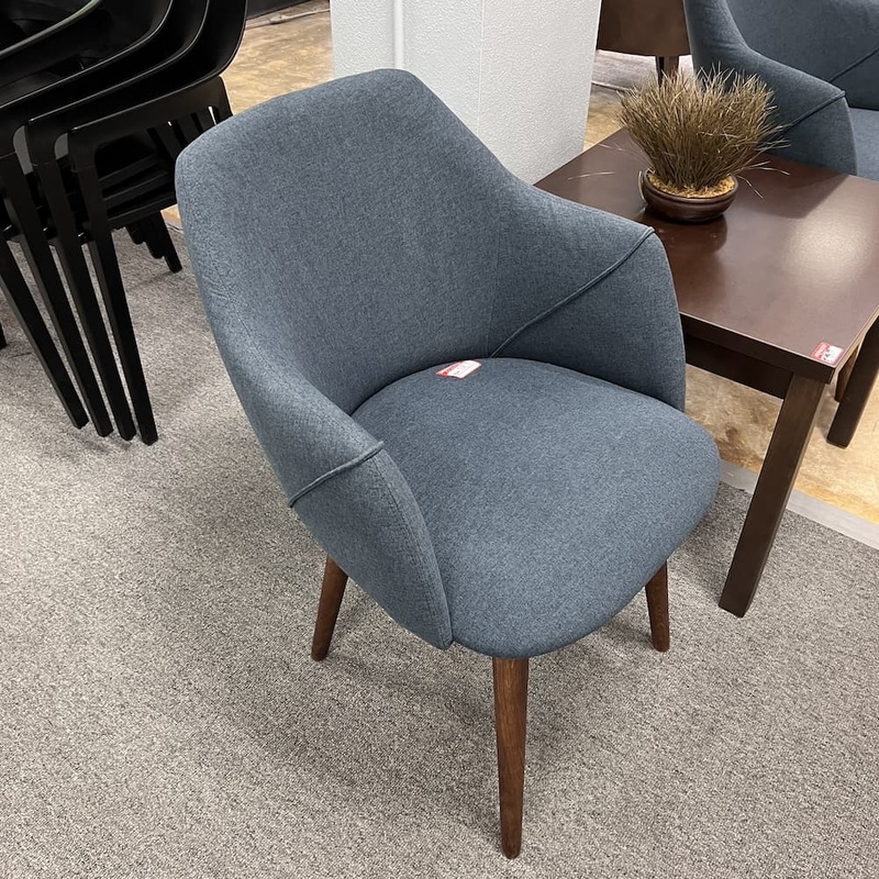 Set of 2 – Sofa Company Blue Jace Arm Chair Office Furniture Liquidations