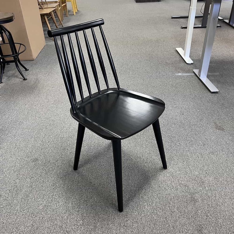 Set of 2 – West Elm Windsor Black Dining Chairs Office Furniture Liquidations