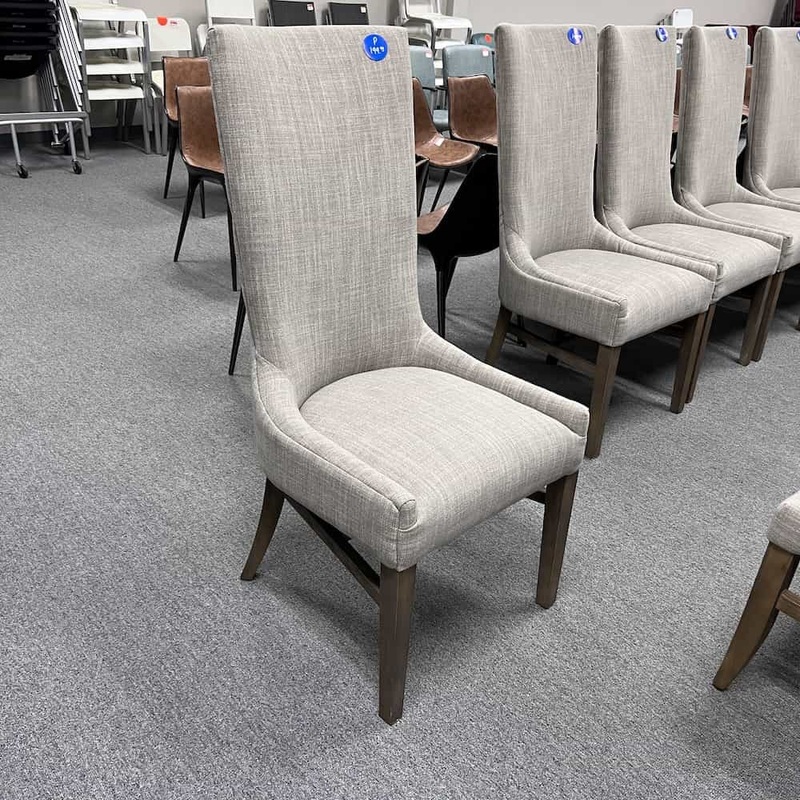 Grey and Walnut “Hip Hugger” Parsons Kitchen & Dining Chair Office Furniture Liquidations