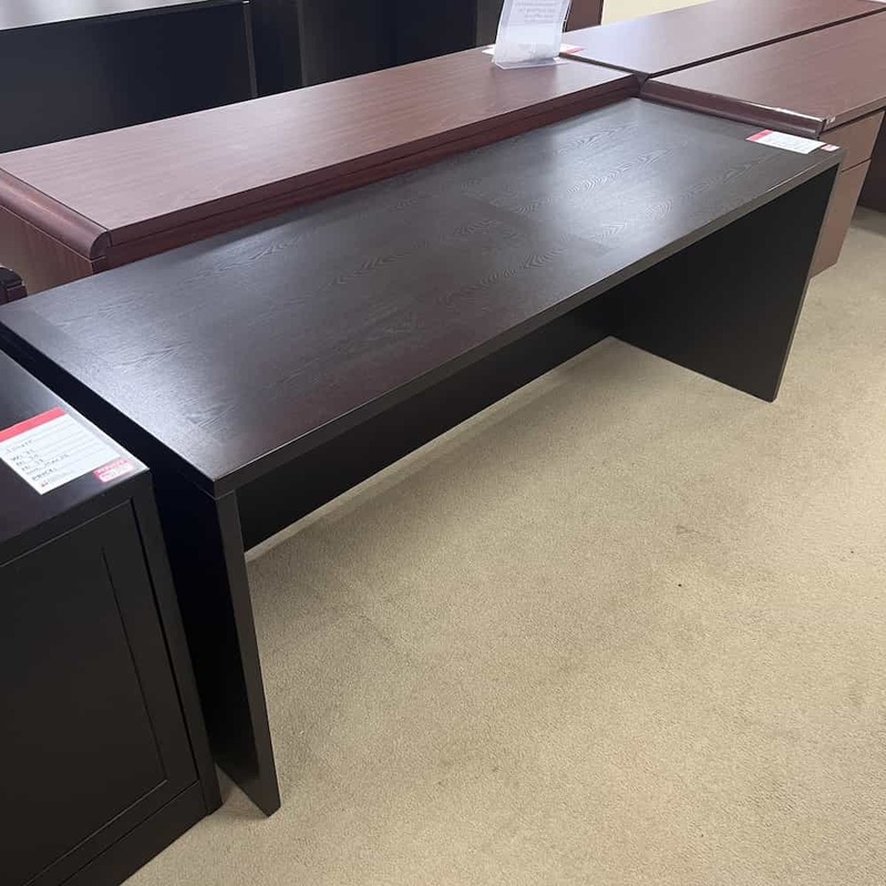 71″ H x 20″ W Jesper Espresso Credenza Desk Shell Office Furniture Liquidations