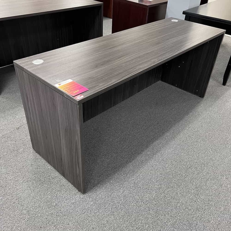 71″ x 24″ Grey Modern Credenza Shell Office Furniture Liquidations