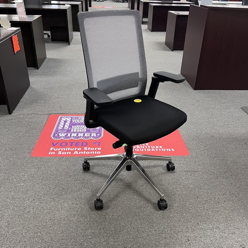 New – Black and Grey “Gravity” Task Chair Office Furniture Liquidations