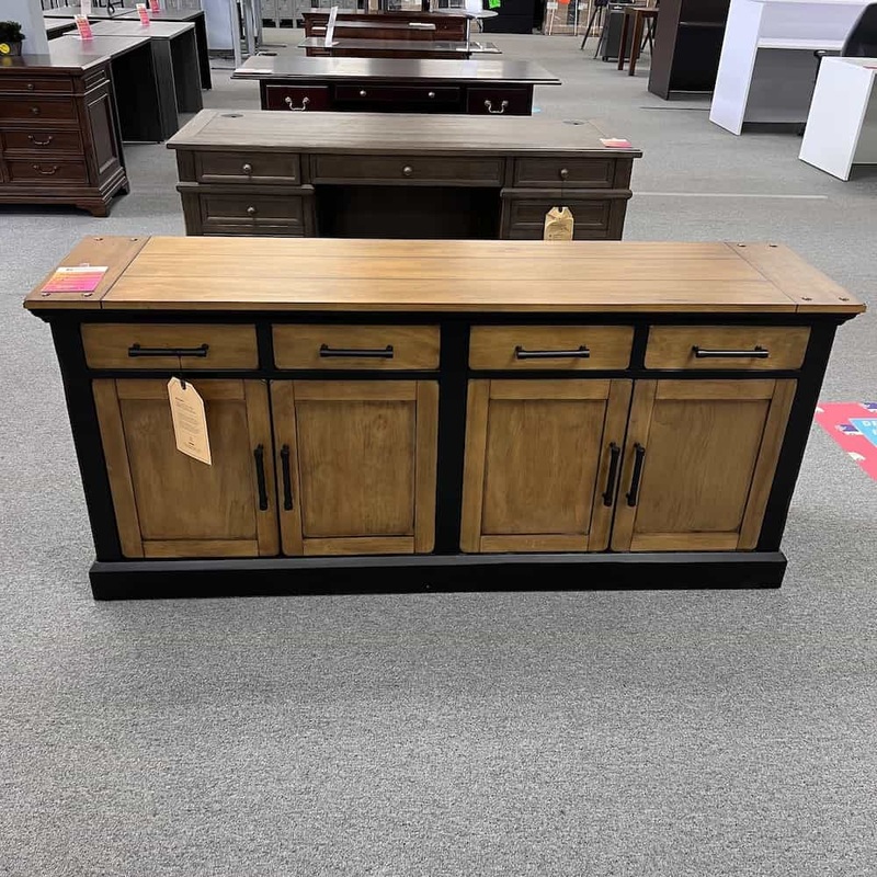 Open Box – 68″ Palmer Collection Executive Storage Credenza Office Furniture Liquidations