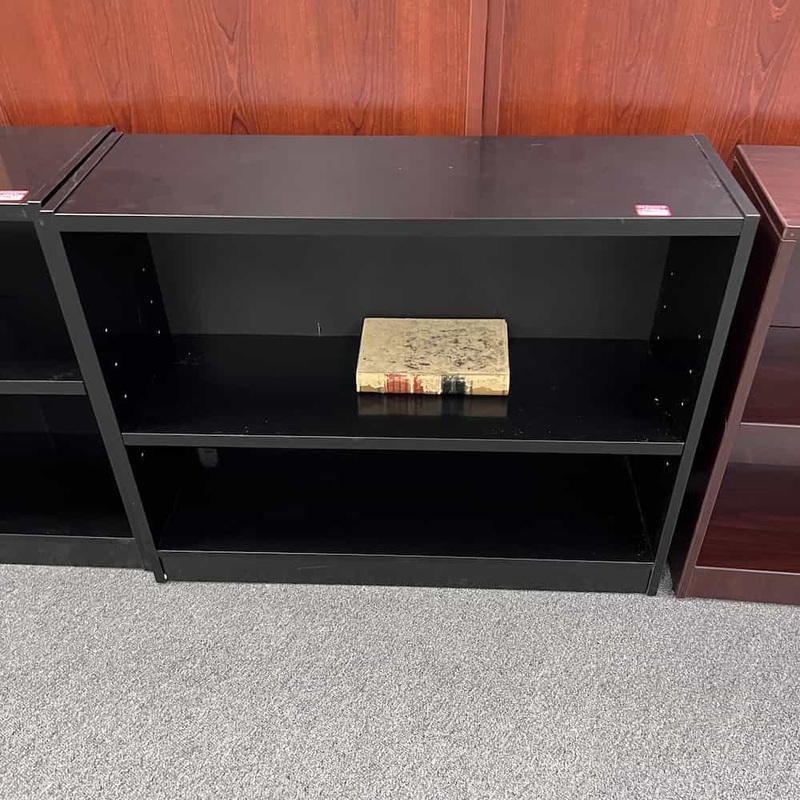 30 High Black Laminate Bookcase Office Furniture Liquidations