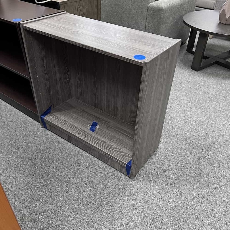 30 High Coastal Grey Laminate Bookcase Office Furniture Liquidations
