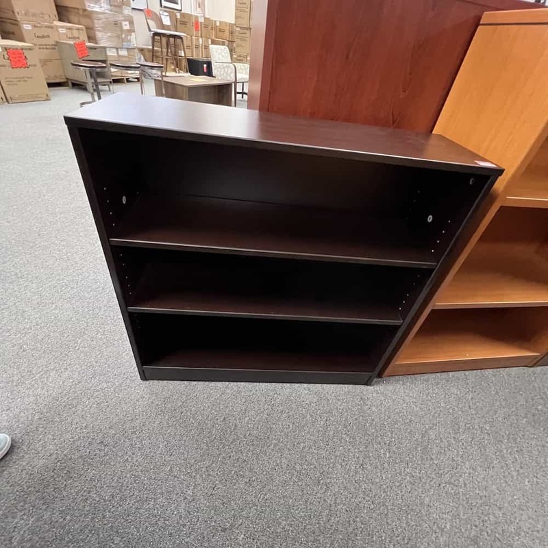 36 High Espresso Laminate Bookcase Office Furniture Liquidations