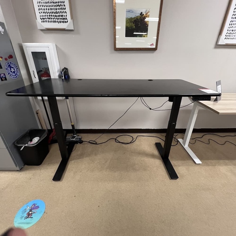 70″ x 30″ Autonomous Black Height Adjustable Electric Programmable Standing Desk Office Furniture Liquidations