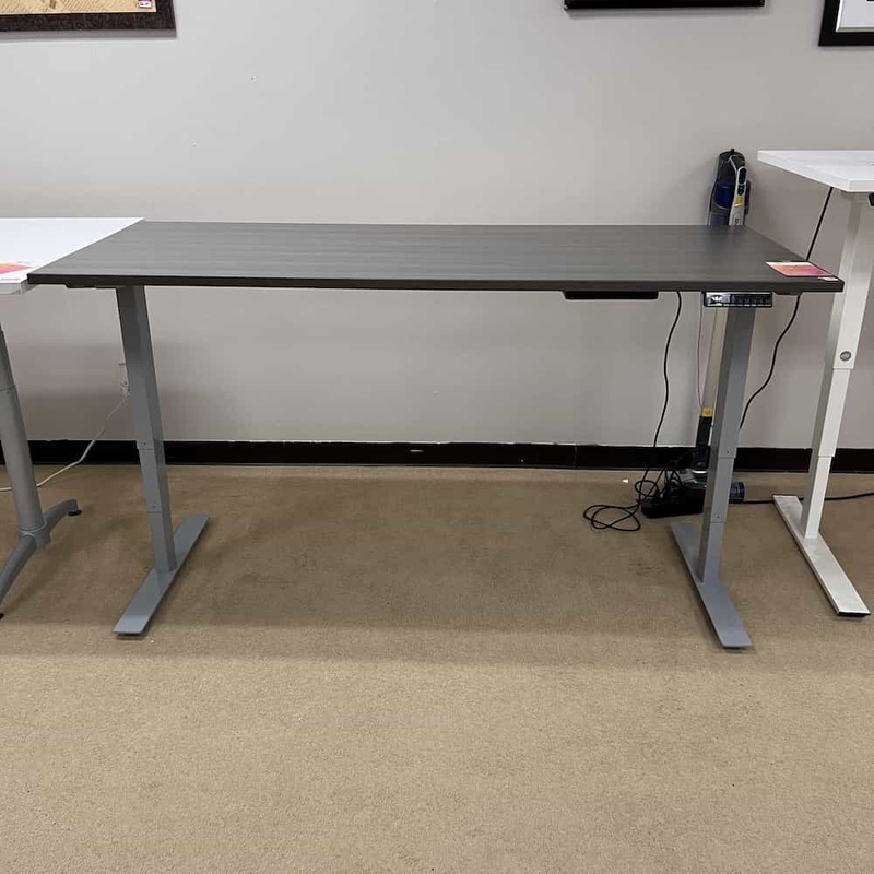 72″ x 30″ Grey Height Adjustable Electric Standing Desk Office Furniture Liquidations