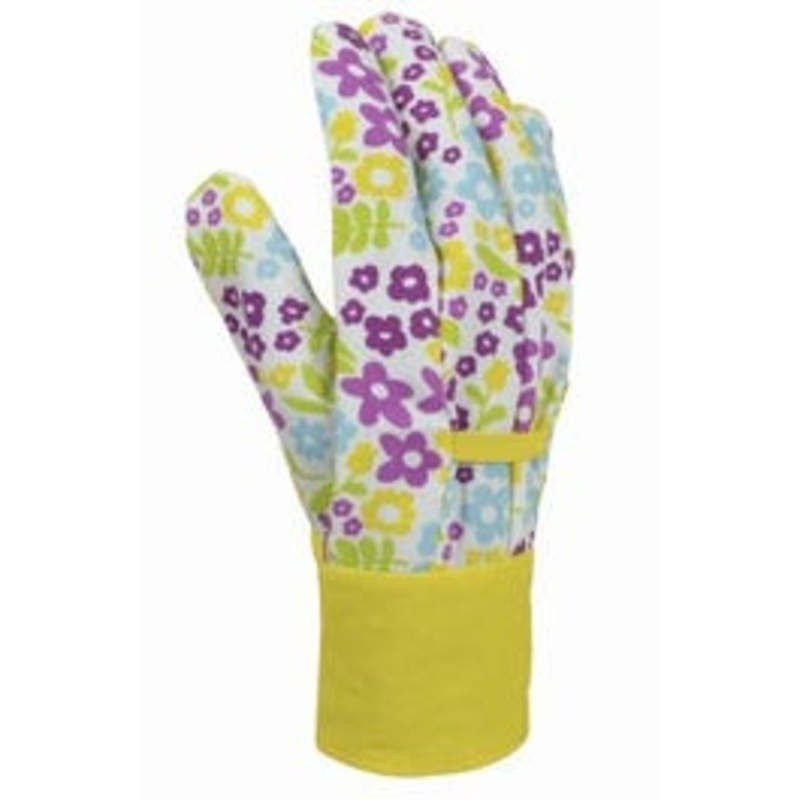 Garden Gloves, Cotton Canvas, Women’s Medium