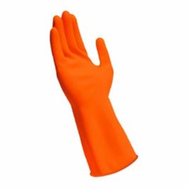 Pro Paint Stripping & Cleaning Nitrile Glove, Orange, Men’s M