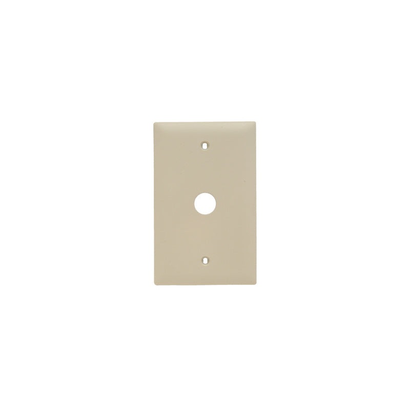 Legrand Pass & Seymour TradeMaster 1-Gang Nylon Wall Plate, 0.625-in Round Opening