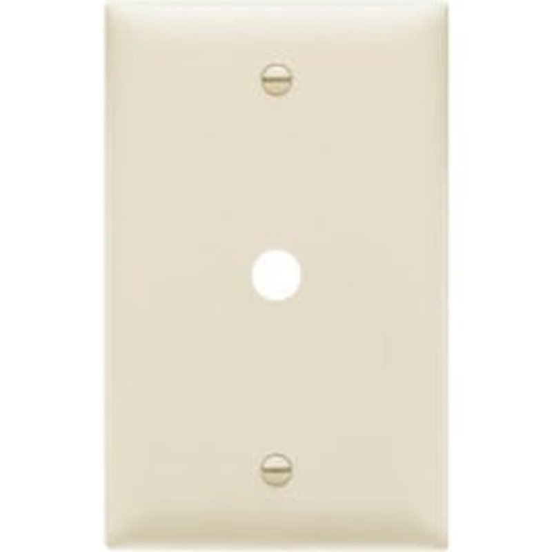 Wall Plate, Telephone Hole, Almond Nylon