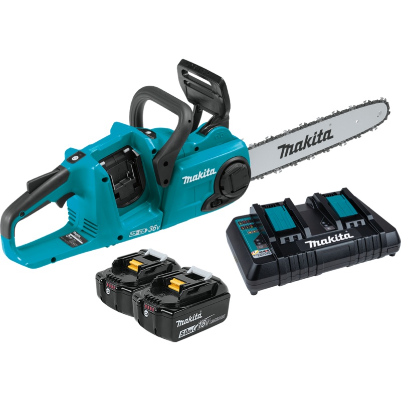 Makita 36V (18V X2) LXT Brushless 14″ Chain Saw Kit (5.0Ah)