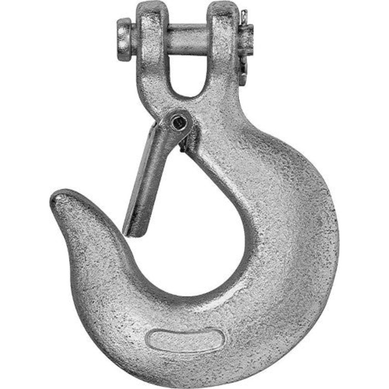 Campbell Clevis Slip Hook w/Latch, Grade 43, Zinc Plated