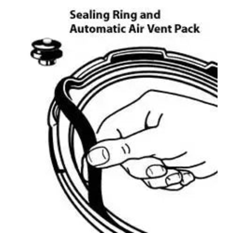 National Presto Industries Pressure Canner Sealing Ring/Automatic Air Vent Pack