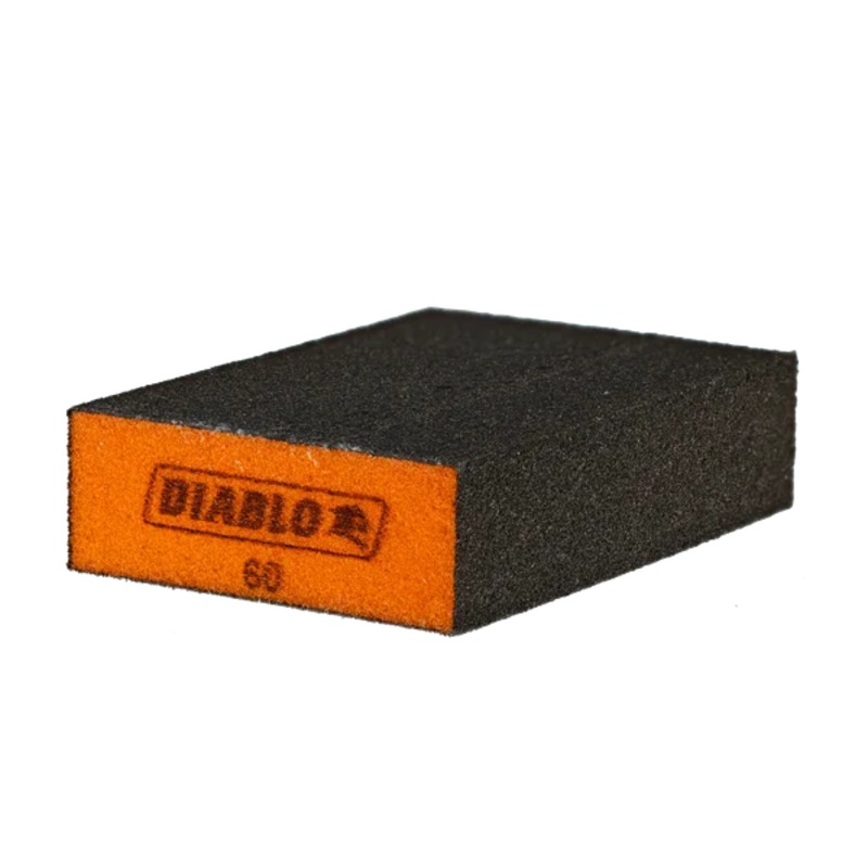 Diablo 60-Grit Flat Edge Sanding Sponge