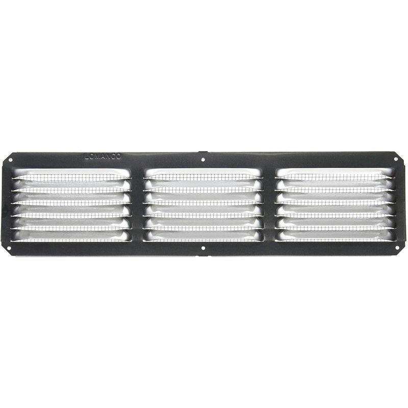 Lomanco C416 16-Inch X 4-Inch Mill Finished Undereave Vent