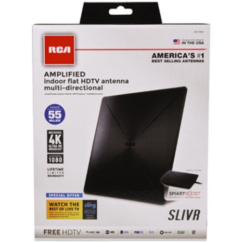 AMPLIFIED FLAT HDTV ANTENNA