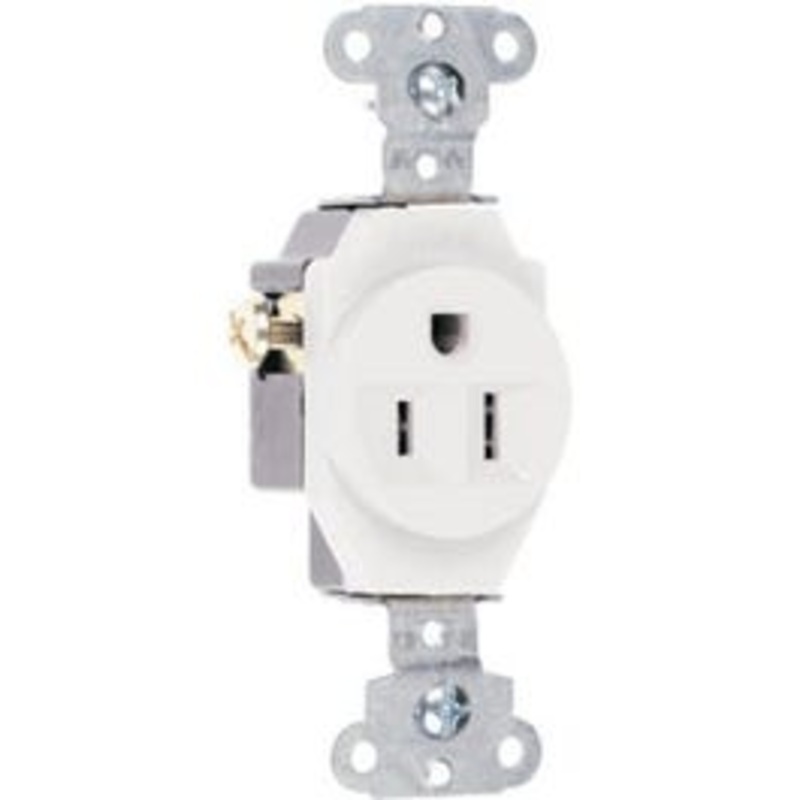 Heavy-Duty 15A Single Receptacle