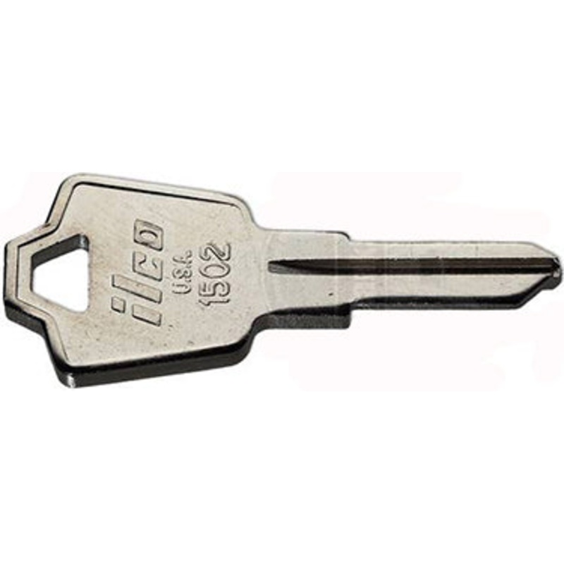 SINGLE CUT NICKEL PLATE KEY BLANK