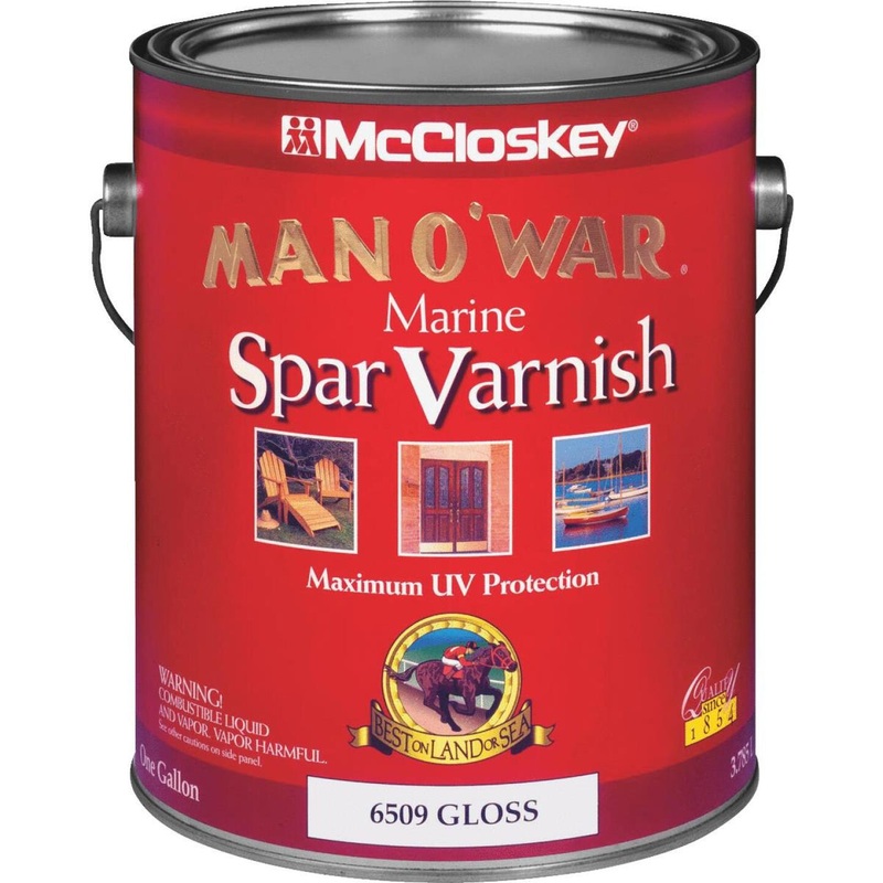 McCloskey Man O’War VOC Gloss Spar Interior & Exterior Varnish, Gallon