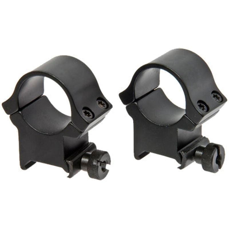 Redfield Mounts 47334 Rings 4 Hole Weaver 1″ Extra High Black Matte