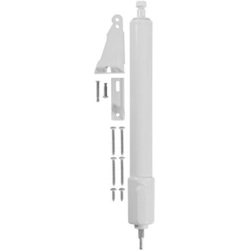 Hampton – Wright Products Standard-Duty Pneumatic Screen And Storm Door Closer With Ez-Hold , White