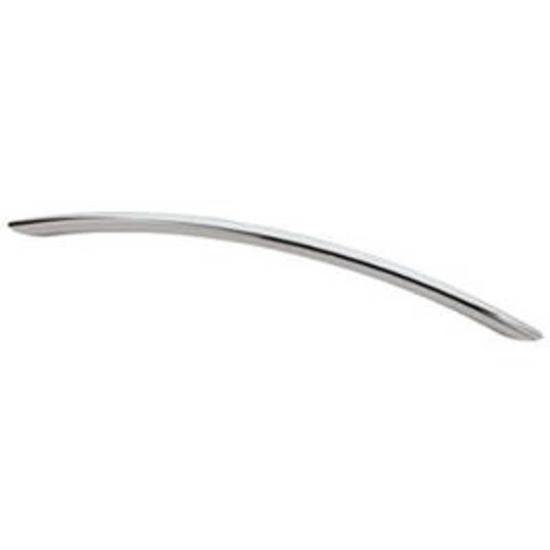 Cabinet Pull, Bow, Polished Chrome, 8-13/16-In.